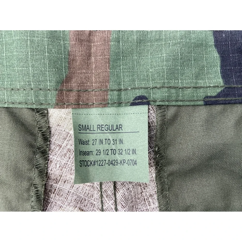 Rothco Camo Pants Mens Small Regular Cargo Woodland 5947 Tactical Military BDU